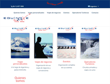 Tablet Screenshot of equinoxe.com.ar